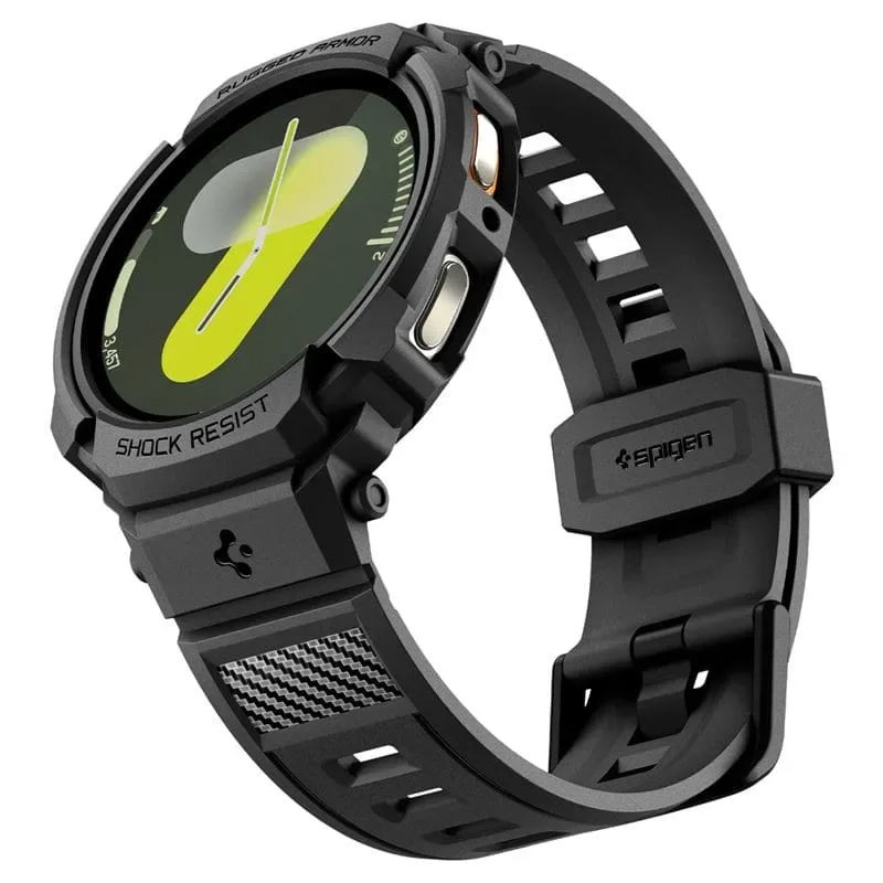 Φωτογραφία προϊόντος: GR Spigen Rugged Armor Pro For Galaxy Watch8 (44mm) Matte Black έως 12 άτοκες δόσεις ή 24 δόσεις