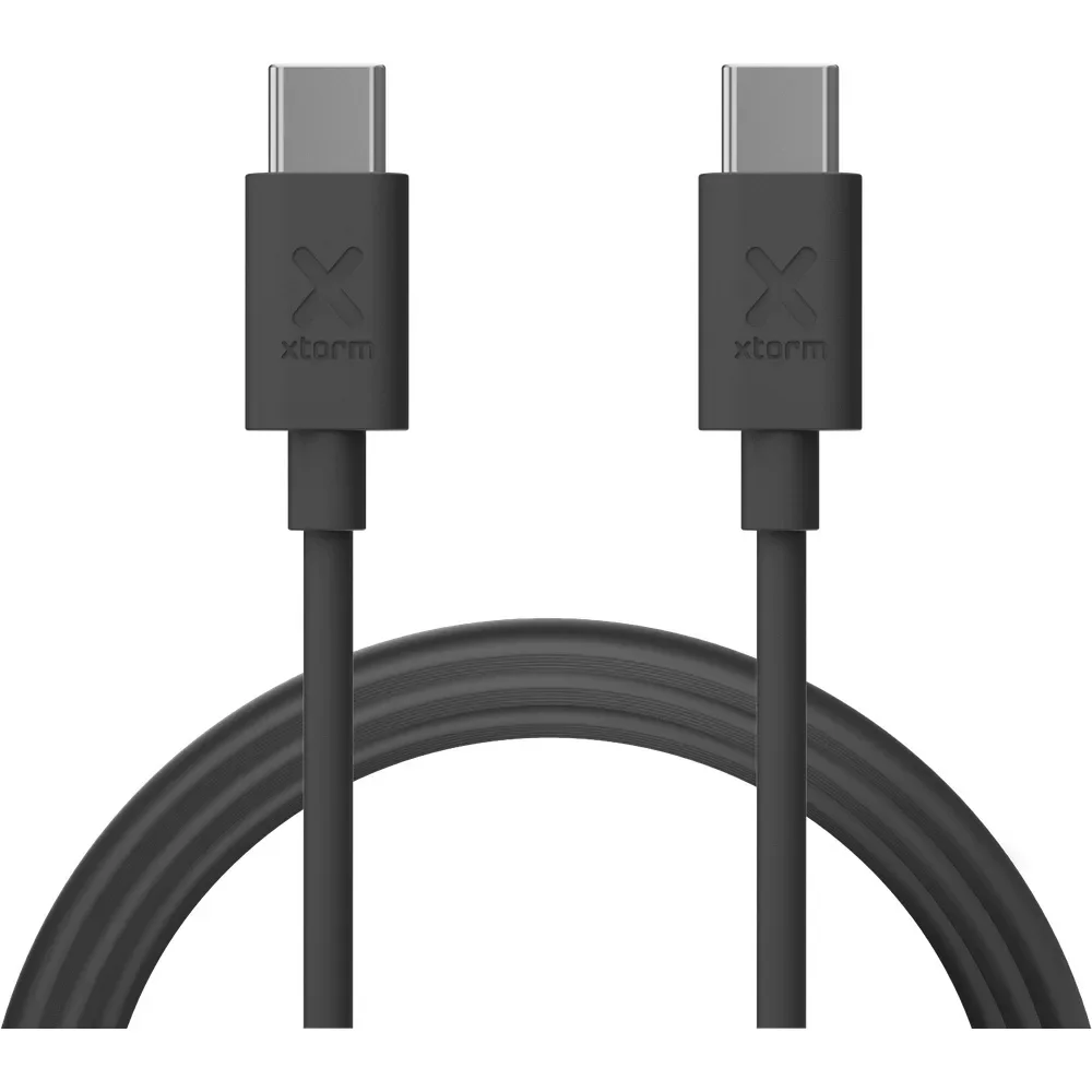 Φωτογραφία προϊόντος: GR Xtorm Go2 USB-C PD Cable 100W 1m Black έως 12 άτοκες δόσεις ή 24 δόσεις