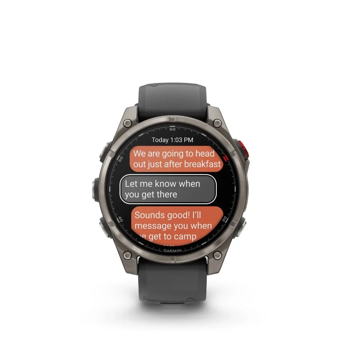Φωτογραφία προϊόντος: Garmin fenix 8 Pro 47mm AMOLED Sapphire Titanium with Graphite and Black έως 24 άτοκες δόσεις