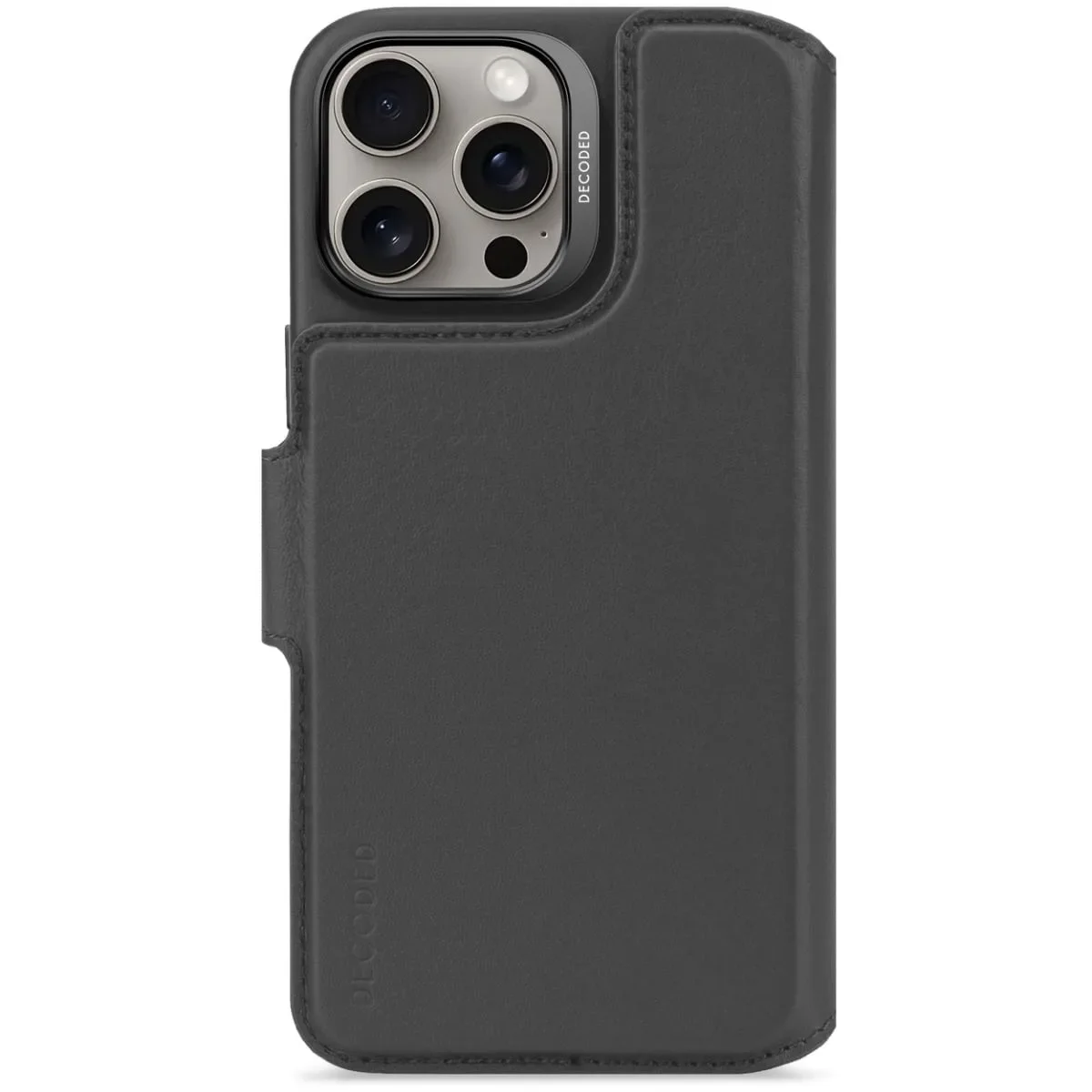 Φωτογραφία προϊόντος: GR Decoded Leather Detachable Wallet Case for iPhone 16 Pro Max Black έως 12 άτοκες δόσεις ή 24 δόσεις
