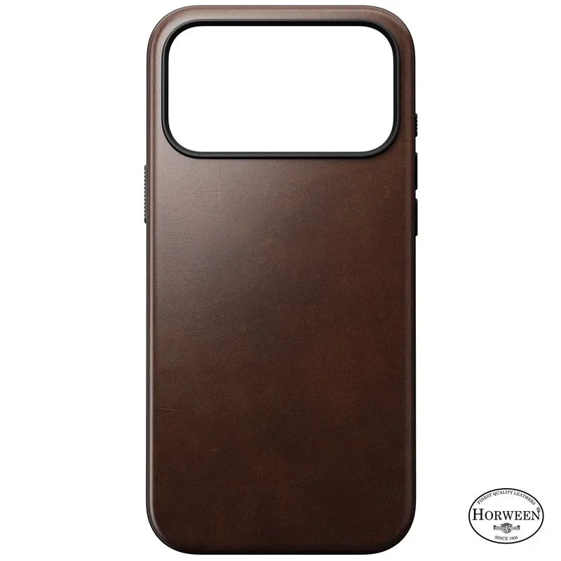 Φωτογραφία προϊόντος: GR Nomad Modern Horween Leather Case for iPhone 17 Pro Max Rustic Brown έως 12 άτοκες δόσεις ή 24 δόσεις