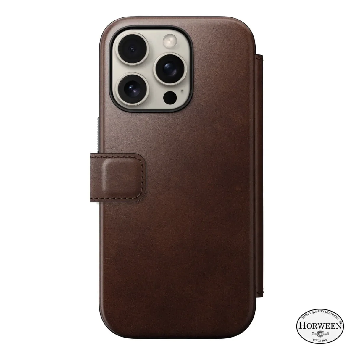 Φωτογραφία προϊόντος: GR Nomad Modern Leather Folio Brown for iPhone 16 Pro έως 12 άτοκες δόσεις ή 24 δόσεις