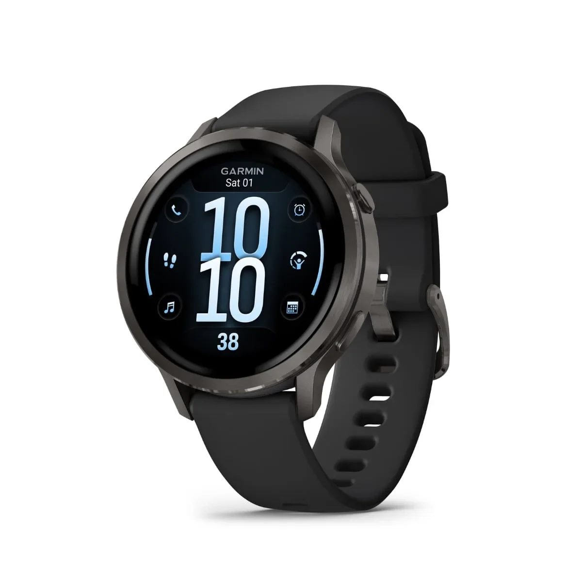 Φωτογραφία προϊόντος: GR Garmin Venu 4 41mm Slate with Black έως 24 άτοκες δόσεις
