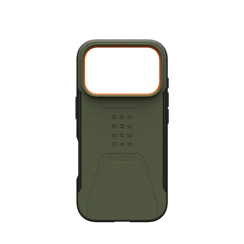 Φωτογραφία προϊόντος: GR UAG Civilian Case Olive/Orange for Apple iPhone 17 Pro έως 12 άτοκες δόσεις ή 24 δόσεις