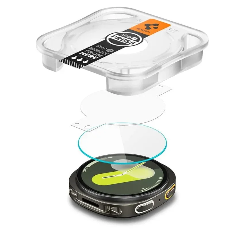 Φωτογραφία προϊόντος: GR Spigen Glass tR Ez Fit 2 Pack For Samsung Galaxy Watch 8 (40mm) έως 12 άτοκες δόσεις ή 24 δόσεις