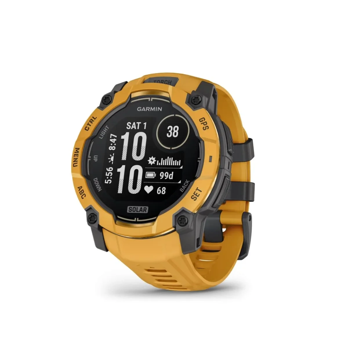 Φωτογραφία προϊόντος: Garmin Instinct 3 Solar 50mm Sunburst with Sunburst and Gray Limited Edition έως 24 άτοκες δόσεις