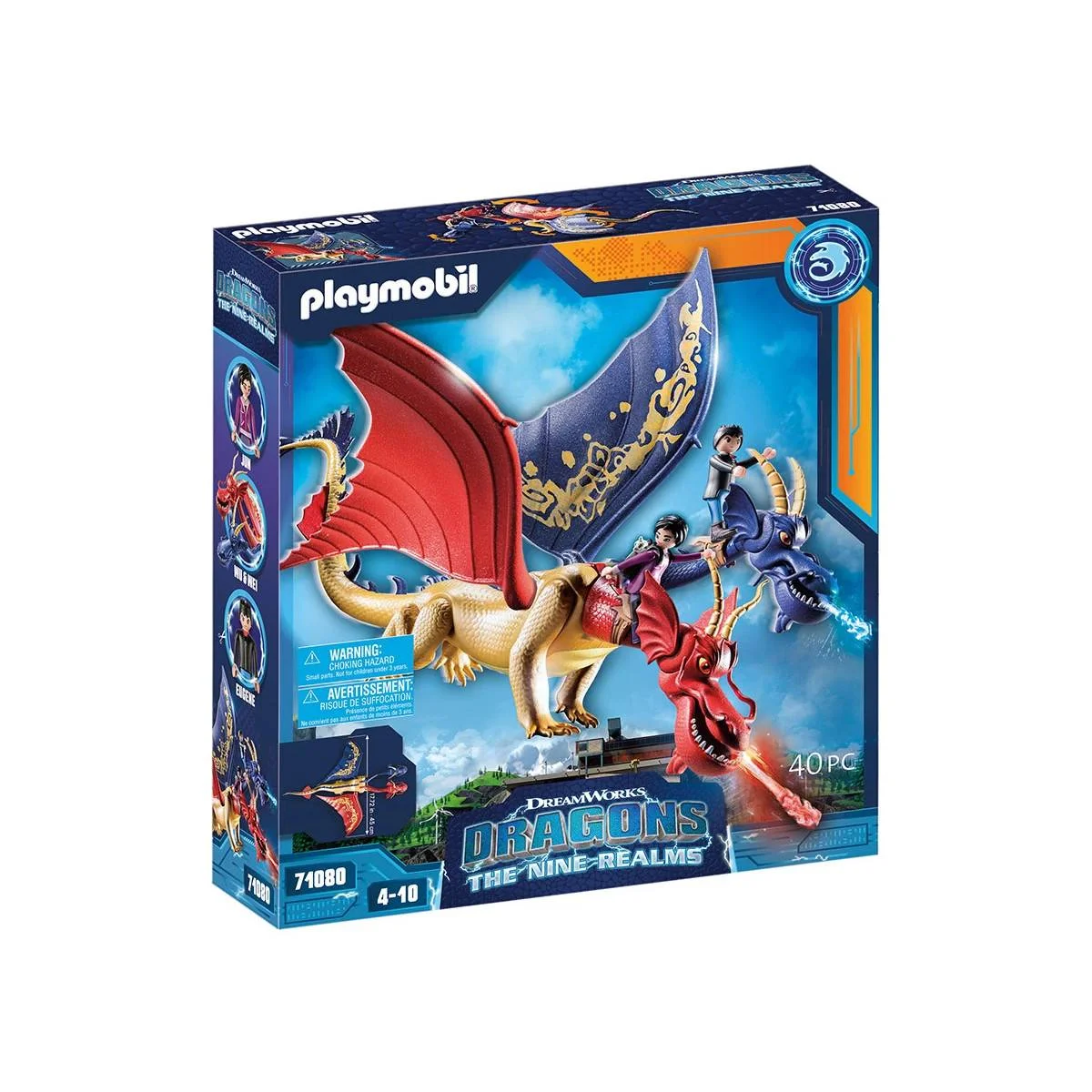 Φωτογραφία προϊόντος: Playmobil 71080 Dragons: The Nine Realms - Οι Wu και Wei με την Jun