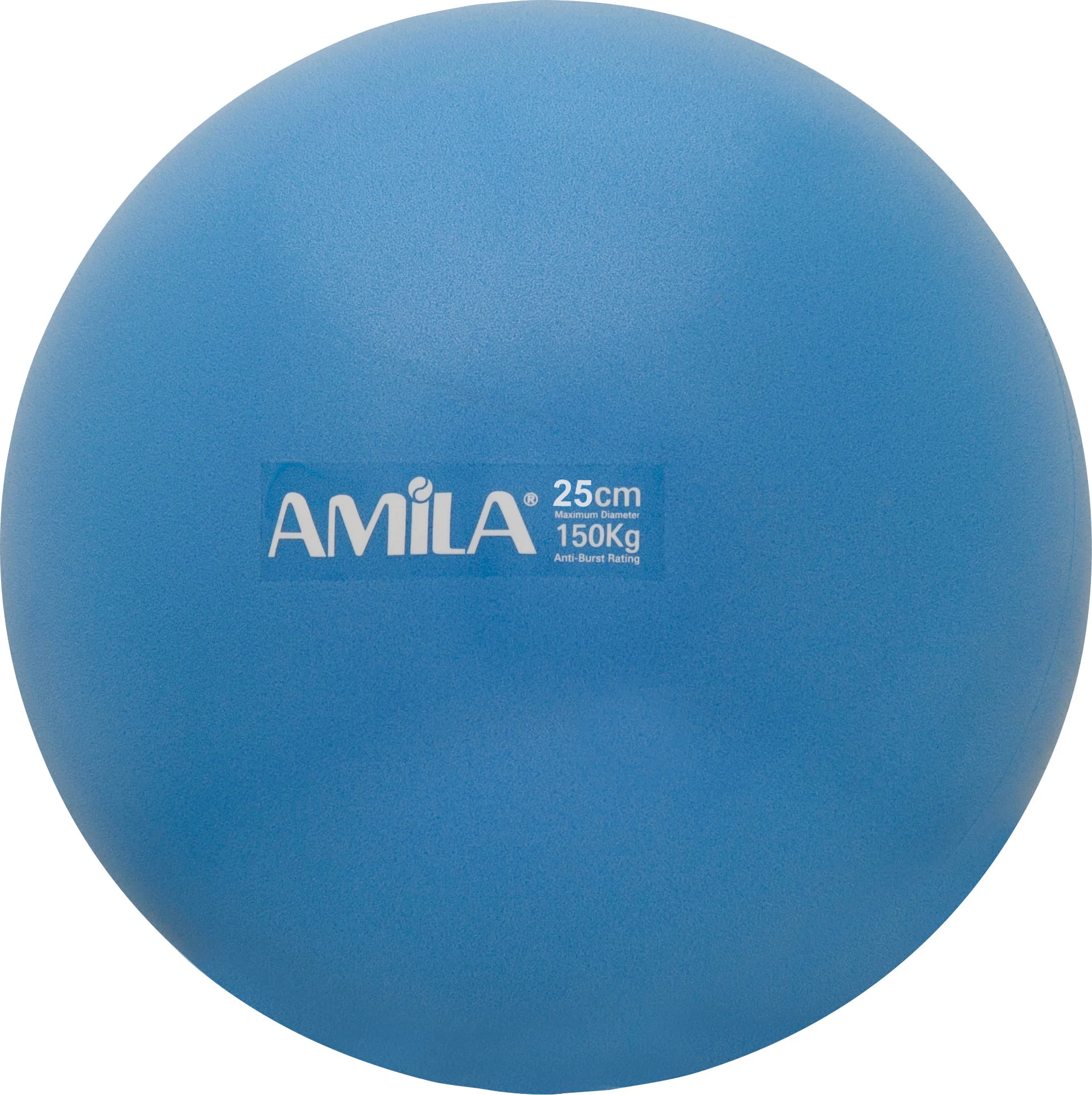 Φωτογραφία προϊόντος: Μπάλα Γυμναστικής AMILA Pilates Ball 25cm Μπλε Bulk AMILA 48435