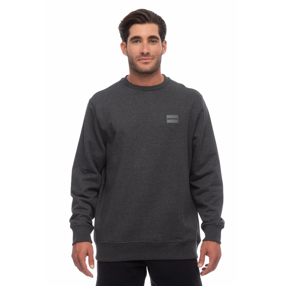 Φωτογραφία προϊόντος: Be:Nation Logo Crew Neck 06302308-3F Ανθρακί