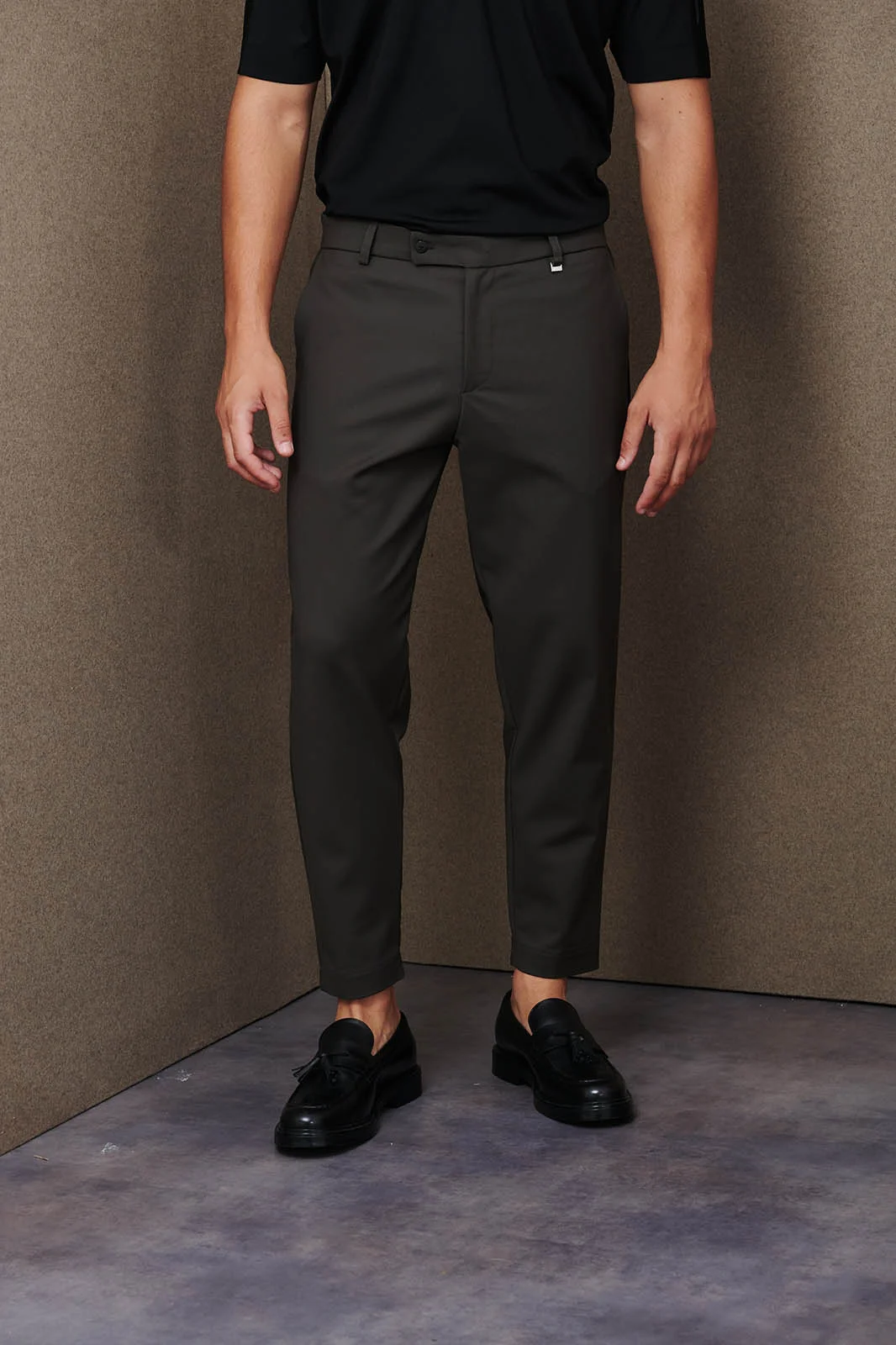 Φωτογραφία προϊόντος: P/COC P-1762 λαδί / olive chino παντελόνι άπιετο
