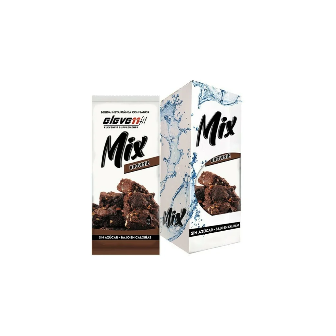 Φωτογραφία προϊόντος: Ρόφημα Brownie Mix σε σκόνη • ElevenFit • 12 x 9γρ