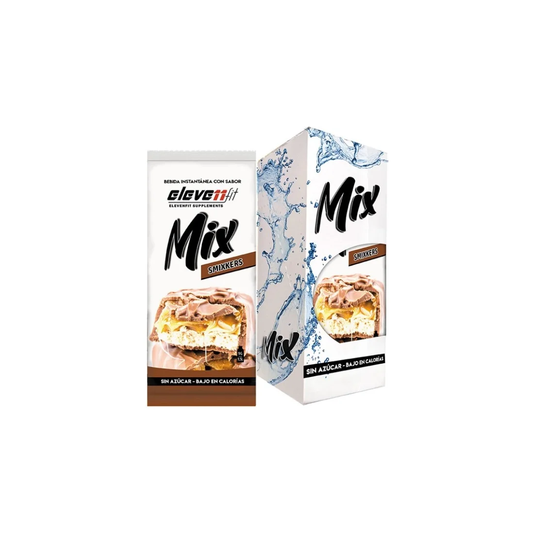 Φωτογραφία προϊόντος: Ρόφημα Snickers Mix σε σκόνη • ElevenFit • 12 x 9γρ
