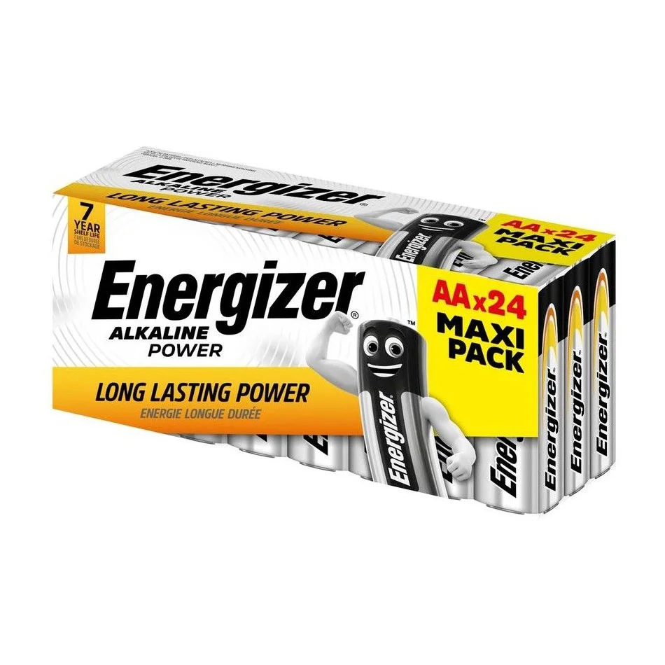 Φωτογραφία προϊόντος: Energizer Power Alkaline Mignon Battery AA B24 - Αλκαλικές μπαταρίες ΑΑ 24 τεμάχια