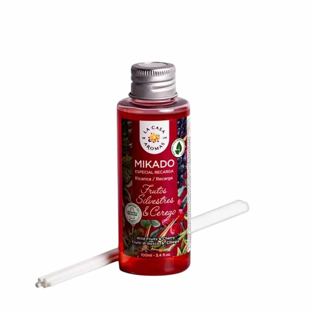 Φωτογραφία προϊόντος: LA CASA DE LOS AROMAS 048402 AΡΩMATIKO ΧΩΡΟΥ ΜΕ STICKS ”KEΡΑΣΙ ΚΑΙ ΚΟΚΚΙΝΑ ΦΡΟΥΤΑ" 100ML
