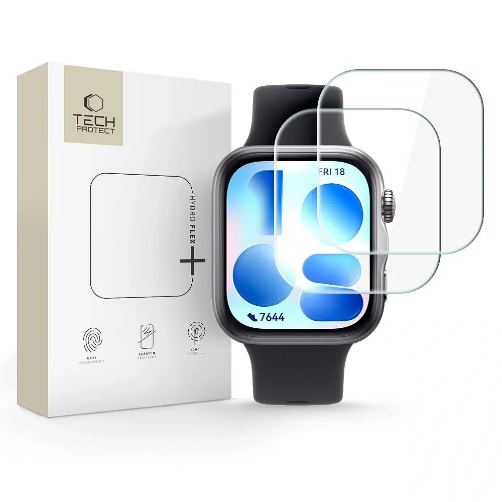 Φωτογραφία προϊόντος: Tech-Protect Tech‑Protect Hydro Flex+ 2‑Pack Huawei Watch Fit 5 Pro Clear