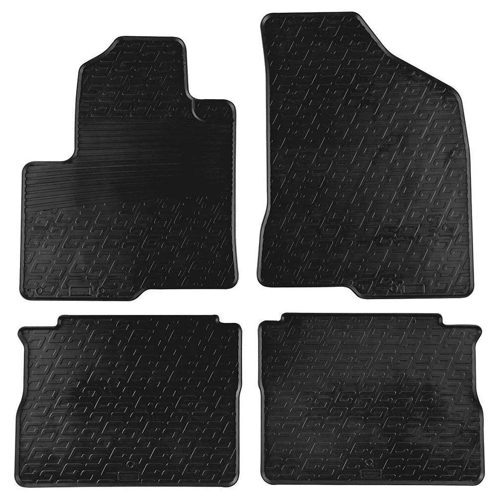 Φωτογραφία προϊόντος: Hyundai Santa Fe 2005-2012 λαστιχένια μαύρα πατάκια Gledring 0194 - 4τμχ