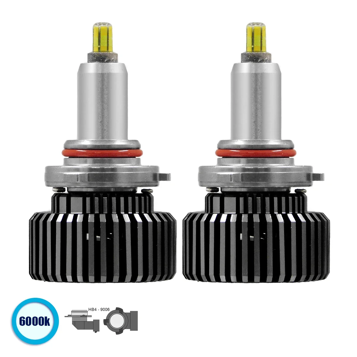Φωτογραφία προϊόντος: GloboStar® GloboStar HB4 9006 360° KIT Βασικού Φωτισμού Αυτοκινήτου - Φορτηγού 3rd Gen CanBus LED CREE CXB COB 120W 16800lm DC 9-32V Αδιάβροχο IP66 Ψυχρό 6000K