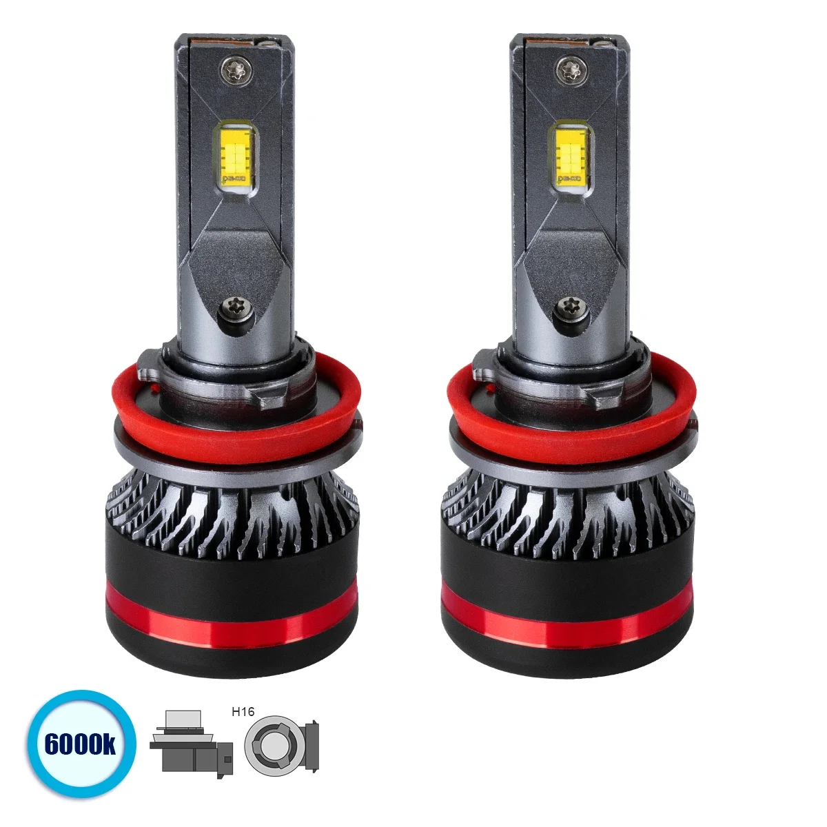Φωτογραφία προϊόντος: GloboStar® GloboStar H16 HL KIT Βασικού Φωτισμού Αυτοκινήτου - Φορτηγού 3rd Gen CanBus LED CREE CXB COB 100W 24000lm DC 9-32V Αδιάβροχο IP67 Ψυχρό Λευκό 6000K