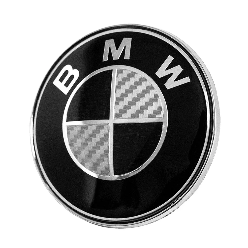 Φωτογραφία προϊόντος: OEM Σήμα καπό BMW 74mm Carbon μαύρο 1τμχ