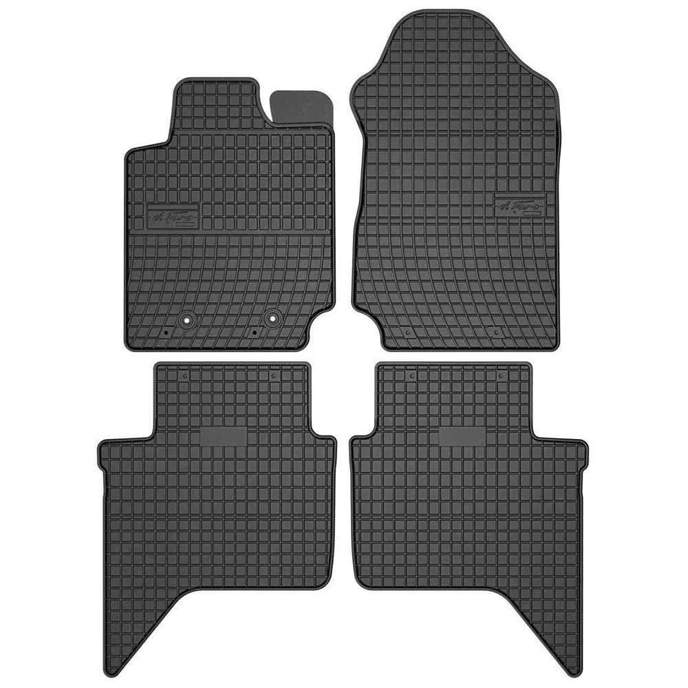 Φωτογραφία προϊόντος: Ford Ranger (2015+) λαστιχένια μαύρα πατάκια Frogum El Toro - 4τμχ