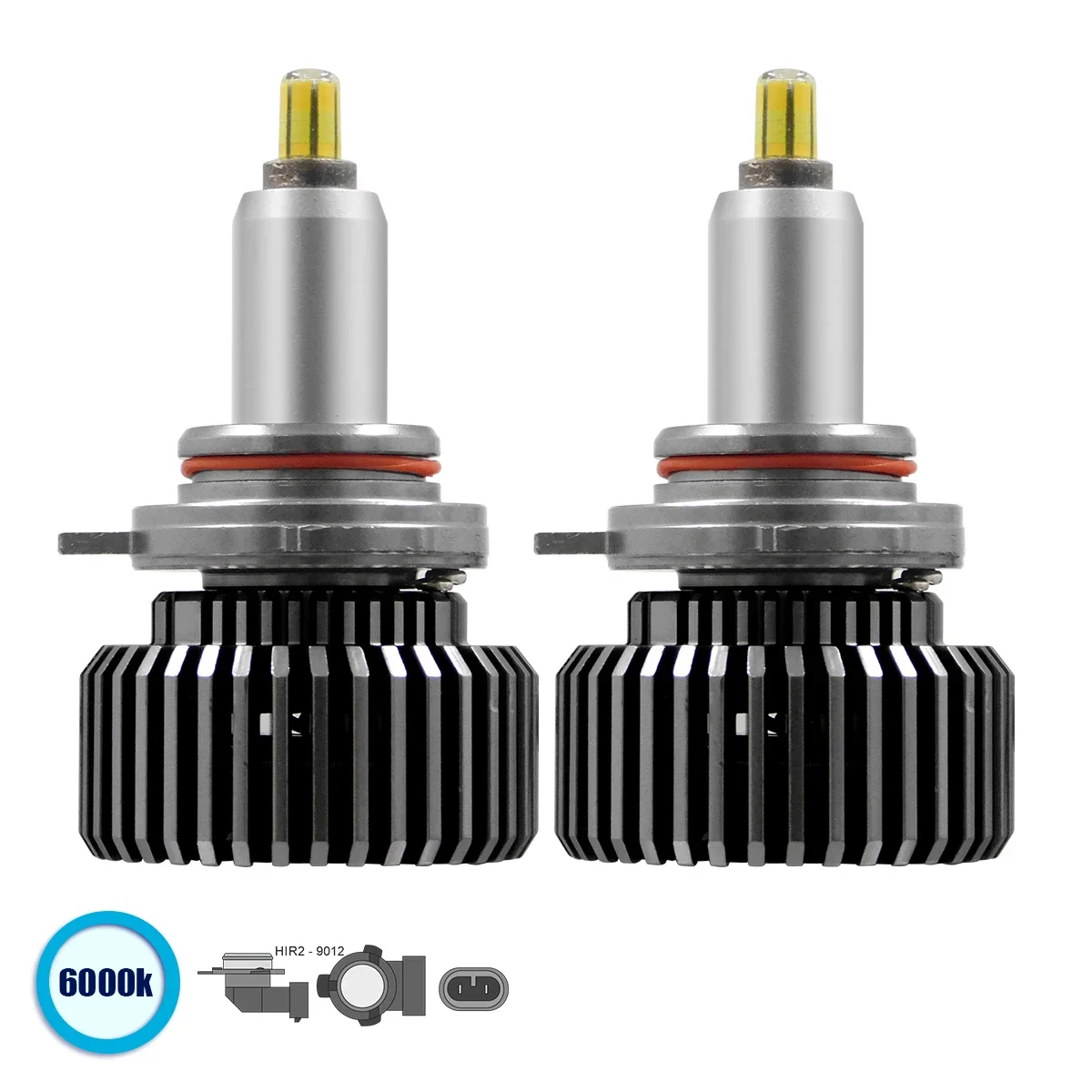 Φωτογραφία προϊόντος: GloboStar® 82071 HIR2 9012 360° Line Extreme KIT Βασικού Φωτισμού Αυτοκινήτου & Φορτηγού 3rd Generation Can-Bus Extreme Truck Series LED CREE CXB COB 120W 16800lm DC 9-32V Αδιά