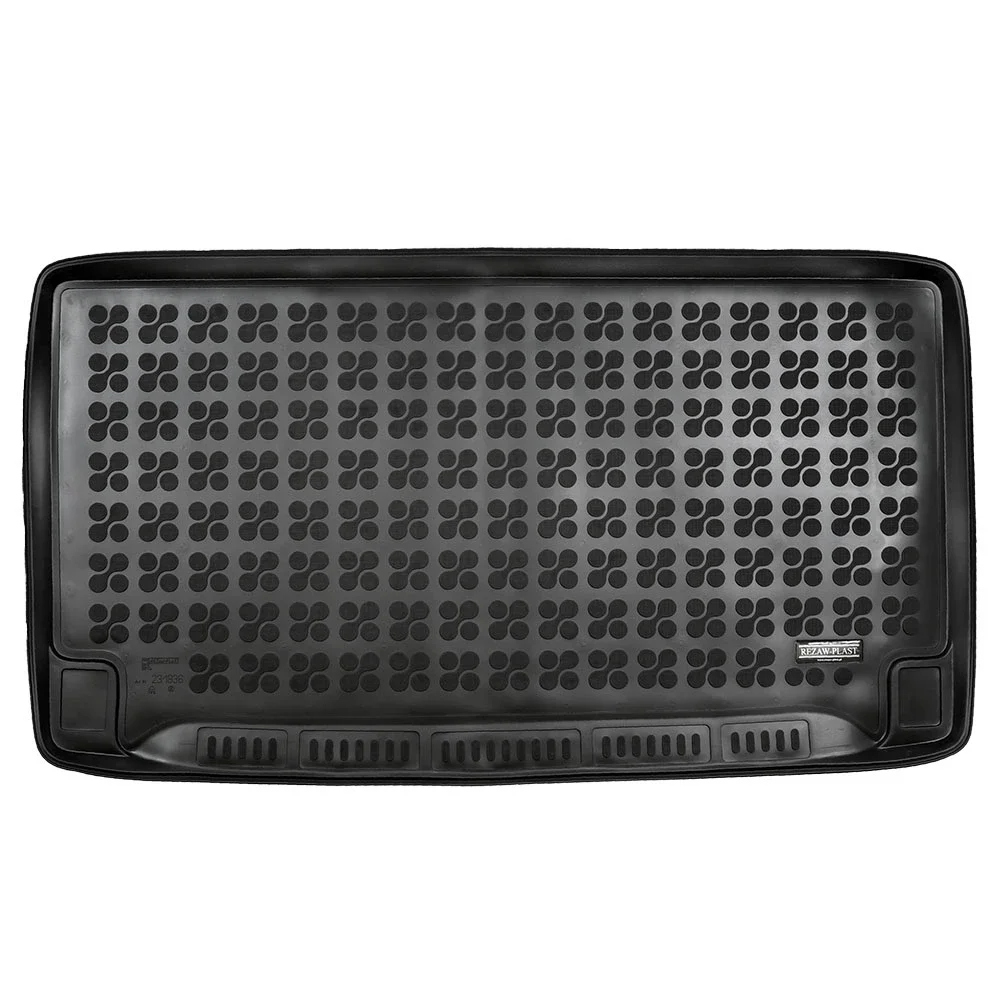 Φωτογραφία προϊόντος: VW Transporter T5 Caravelle (2003-2015) / T6 (2015-2019) / T6.1 (2019+) Short Version πατάκι πορτ μπαγκάζ λαστιχένιο μαύρο σκαφάκι Rezaw Plast - 1τμχ