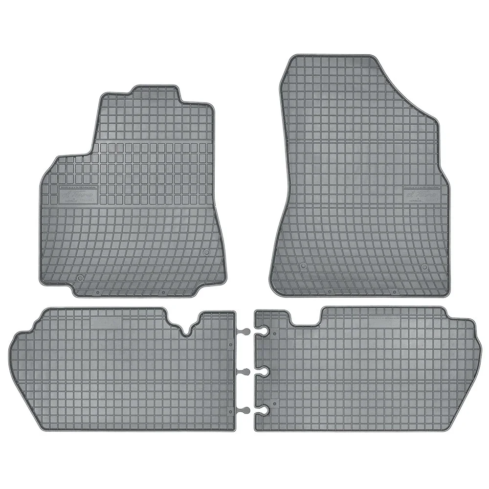 Φωτογραφία προϊόντος: Citroen Berlingo / Peugeot Partner (2008-2014) λαστιχένια γκρι πατάκια Frogum El Toro - 4τμχ
