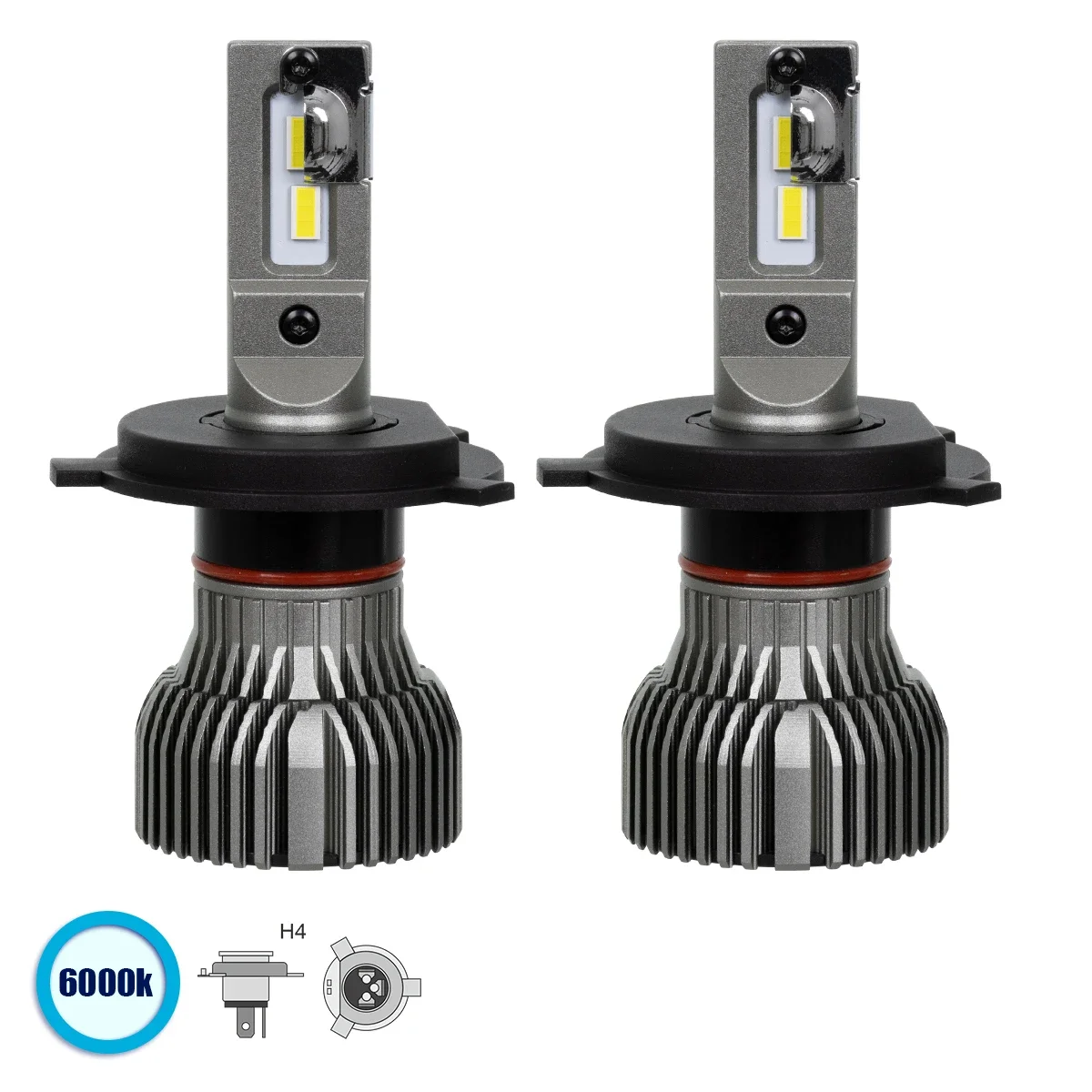 Φωτογραφία προϊόντος: GloboStar® GloboStar H4 E30 Line KIT Βασικού Φωτισμού Αυτοκινήτου & Φορτηγού 3rd Gen CanBus LED CREE CXB 150W 21000lm DC 9-32V Αδιάβροχο IP66 Ψυχρό Λευκό 6000K