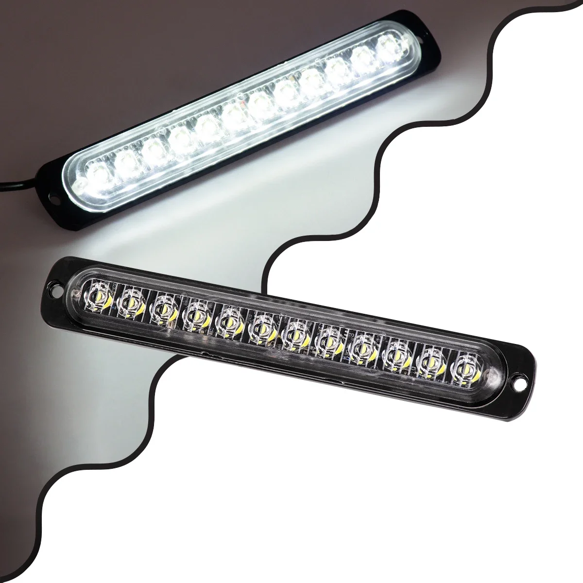 Φωτογραφία προϊόντος: GloboStar® 85270 PRO Series Μπάρα Σήμανσης Οχήματος Ασθενοφόρου με 10 Προγραμμάτων Φωτισμού STROBE LED SMD 3030 15W DC 10-30V Αδιάβροχη IP65 Ψυχρό Λευκό 6000K