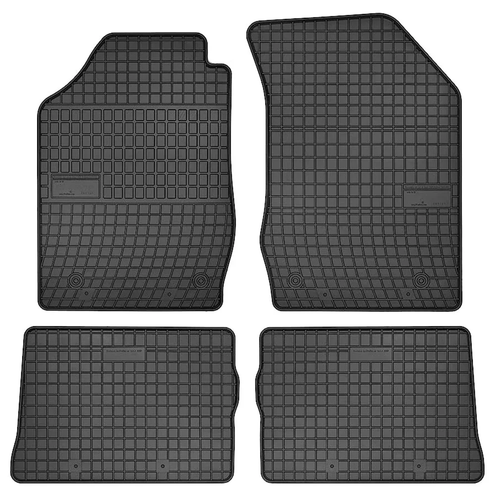 Φωτογραφία προϊόντος: Renault Clio (1998-2005) / Thalia (2000-2016) / Symbol (2000-2016) λαστιχένια μαύρα πατάκια Frogum El Toro - 4τμχ