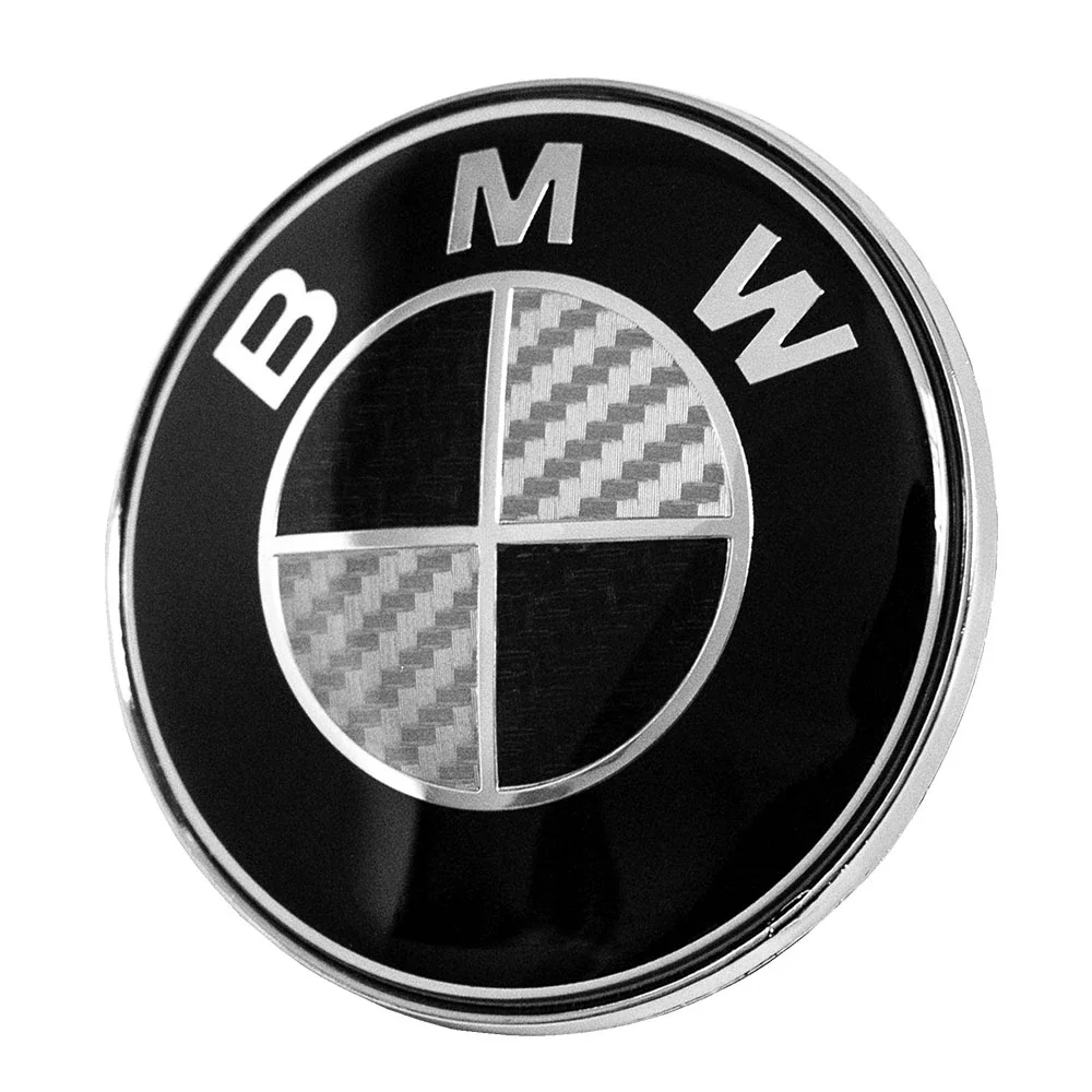 Φωτογραφία προϊόντος: OEM Σήμα καπό BMW 82mm Carbon μαύρο 1τμχ