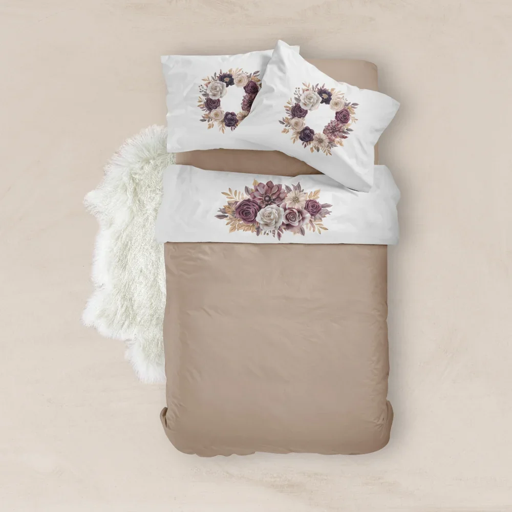 Φωτογραφία προϊόντος: BOREA Σεντόνι Digital Print Σετ Gerbera Υπέρδιπλο