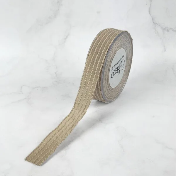 Φωτογραφία προϊόντος: ED Collection ΚΟΡΔΕΛΑ LINE KNOTS 2,5CMX9M (ΜΠΕΖ)
