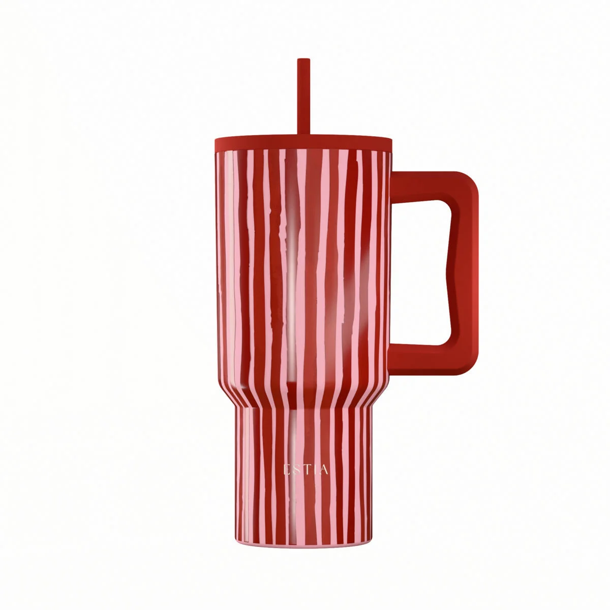 Φωτογραφία προϊόντος: ESTIA ΘΕΡΜΟΣ STRAW TUMBLER XL SAVE THE AEGEAN 900ml VIVA STRIPE