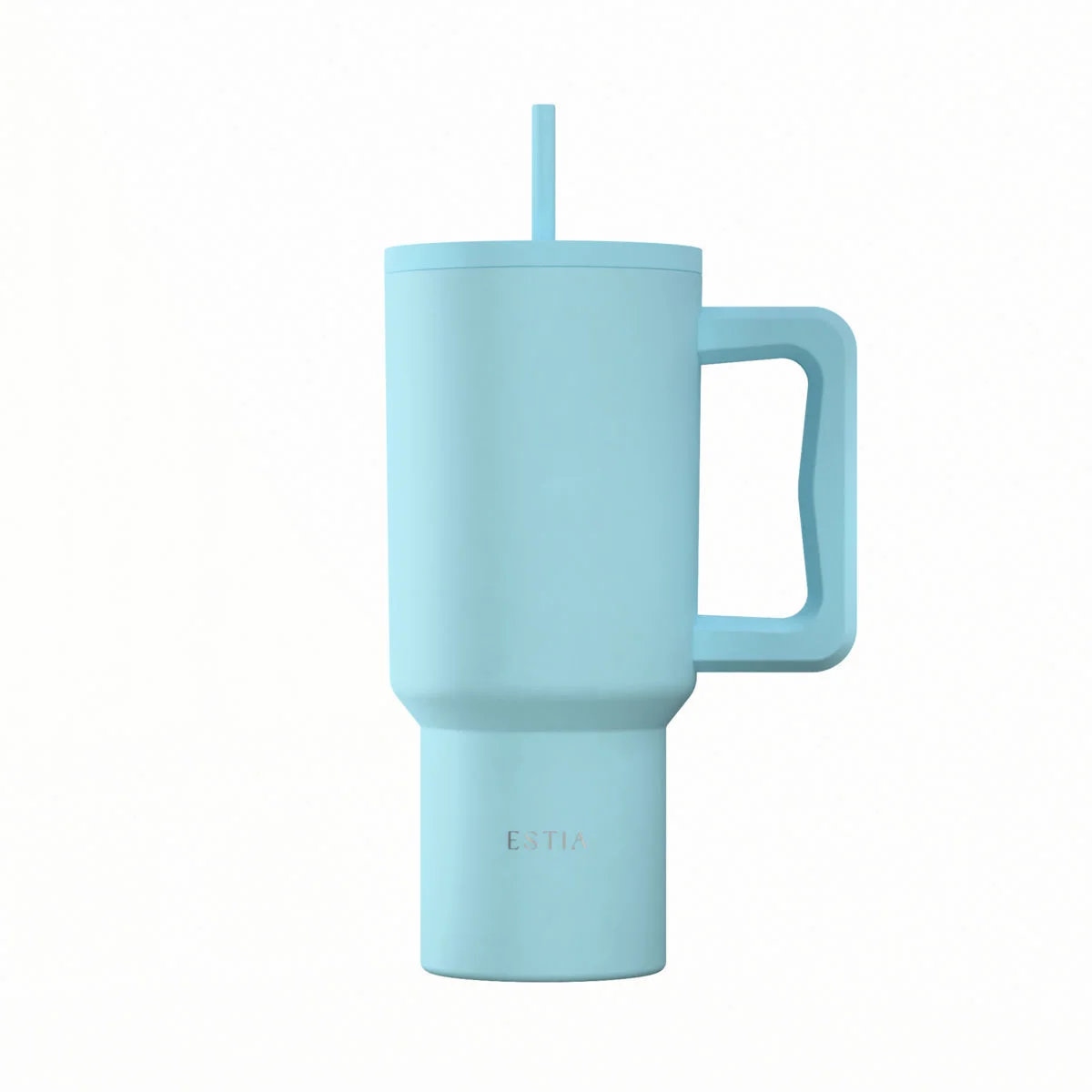 Φωτογραφία προϊόντος: ESTIA ΘΕΡΜΟΣ STRAW TUMBLER XL SAVE THE AEGEAN 900ml ARCTIC