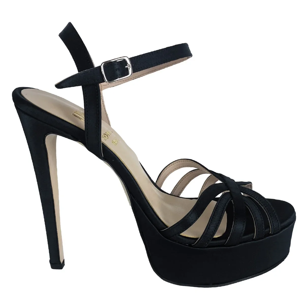 Φωτογραφία προϊόντος: Koniarisshoes Γυναικείο Πέδιλο Q4K07146 BLACK SATEN