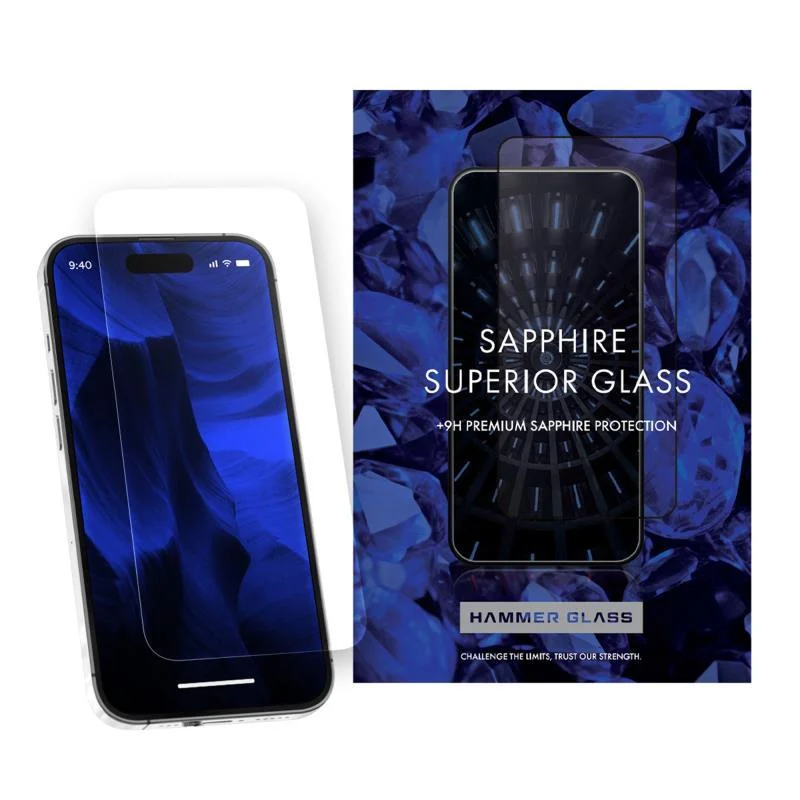 Φωτογραφία προϊόντος: Tempered Glass Hammer Glass Apple iPhone 16 Pro Sapphire (1 τεμ.) N70176