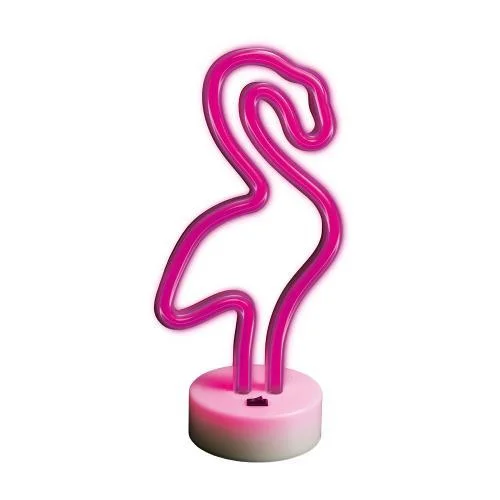 Φωτογραφία προϊόντος: Neon LED Forever Light FSNE01 FLAMINGO (USB/Μπαταρίας & On/Off) με Stand Ροζ N64440