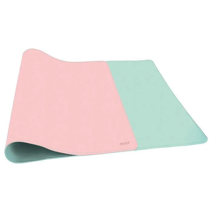 Φωτογραφία προϊόντος: NOD XL Δερμάτινο mousepad διπλής όψης, ροζ-πράσινο μέντας, 800x345x1.8mm.