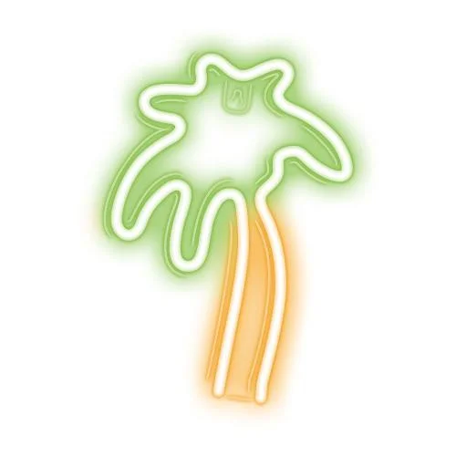 Φωτογραφία προϊόντος: Neon LED Neolia NNE04 PALM (USB & On/Off) Πράσινο - Πορτοκαλί N64450