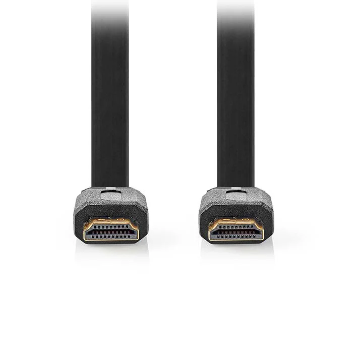Φωτογραφία προϊόντος: NEDIS Flat καλώδιο High speed HDMI with Ethernet, HDMI αρσ. - HDMI αρσ., με επίχρυσες επαφές, 10m.