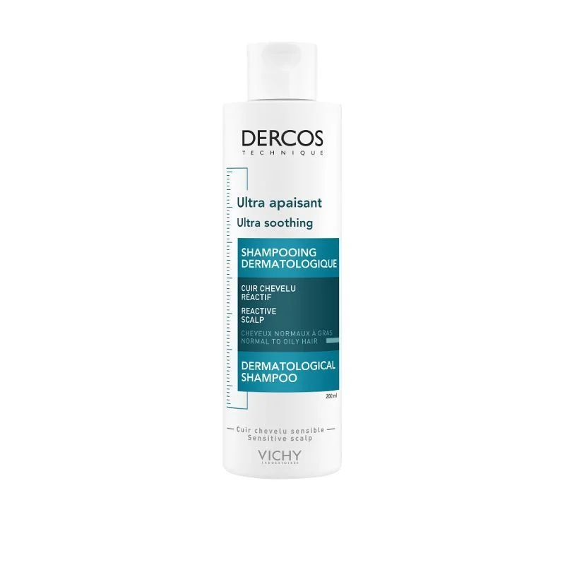 Φωτογραφία προϊόντος: Vichy Dercos Ultra Soothing Σαμπουάν για το Ευαίσθητο Τριχωτό και Κανονικά/Λιπαρά μαλλιά (200ml)