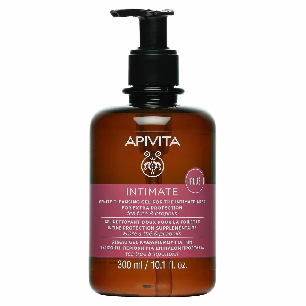 Φωτογραφία προϊόντος: APIVITA Intimate Plus- Απαλό gel Καθαρισμού για την Ευαίσθητη Περιοχή με tea tree & πρόπολη (300ml)