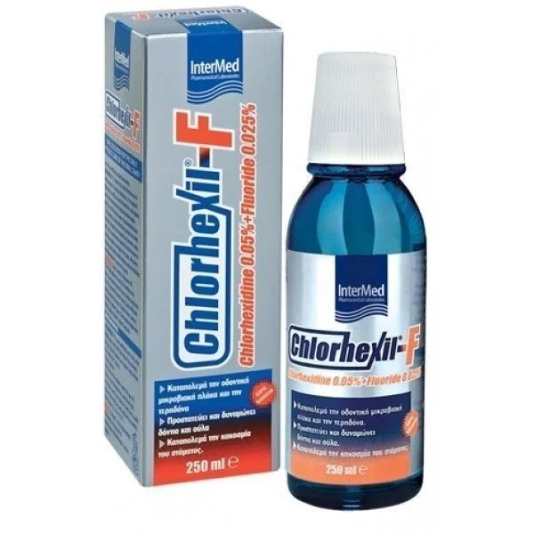 Φωτογραφία προϊόντος: Intermed Chlorhexil-F Mouthwash Στοματικό Διάλυμα, 250 ml