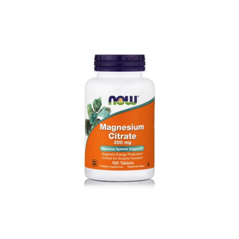 Φωτογραφία προϊόντος: NOW FOODS Magnesium Citrate 200mg - 100tabs
