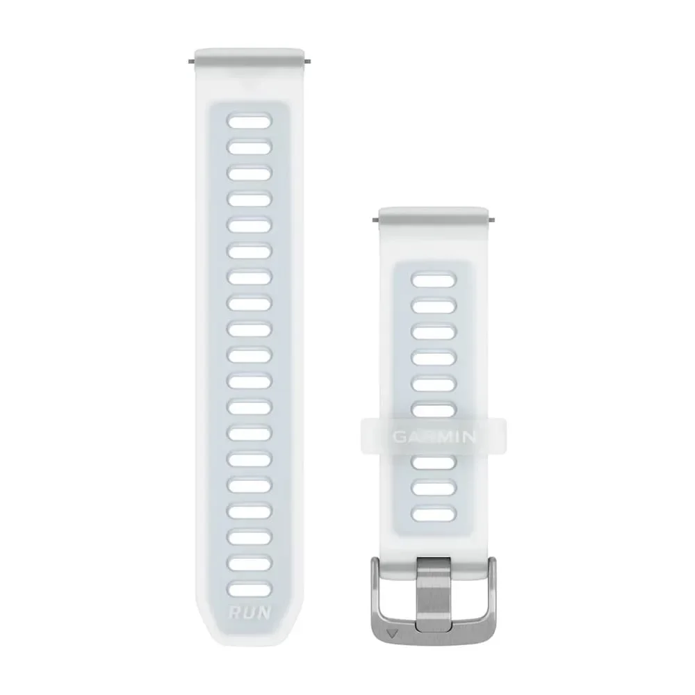 Φωτογραφία προϊόντος: GR Garmin Quick Release 20 Bands Translucent Whitestone and Cloud Blue with Silver έως 12 άτοκες δόσεις ή 24 δόσεις
