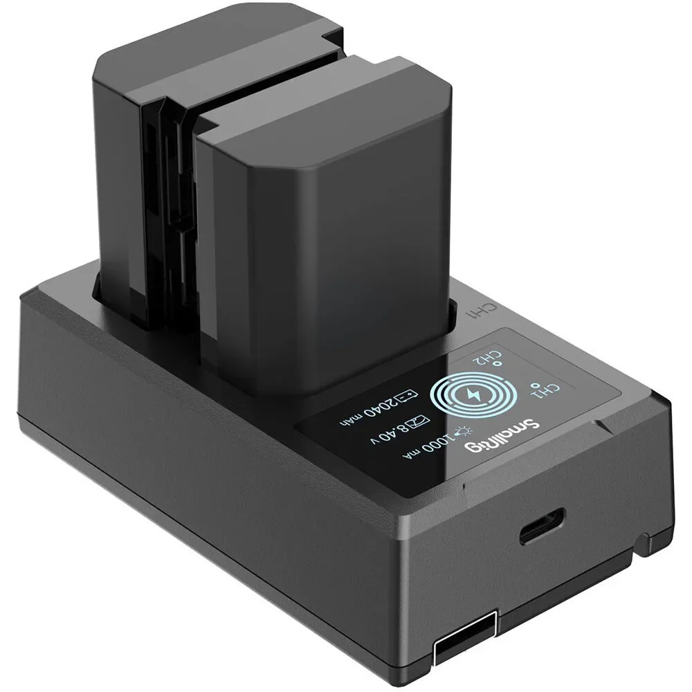 Φωτογραφία προϊόντος: GR SmallRig NP-FZ100 Kit with 2 Batteries and 2-Bay USB Charger έως 12 άτοκες δόσεις ή 24 δόσεις