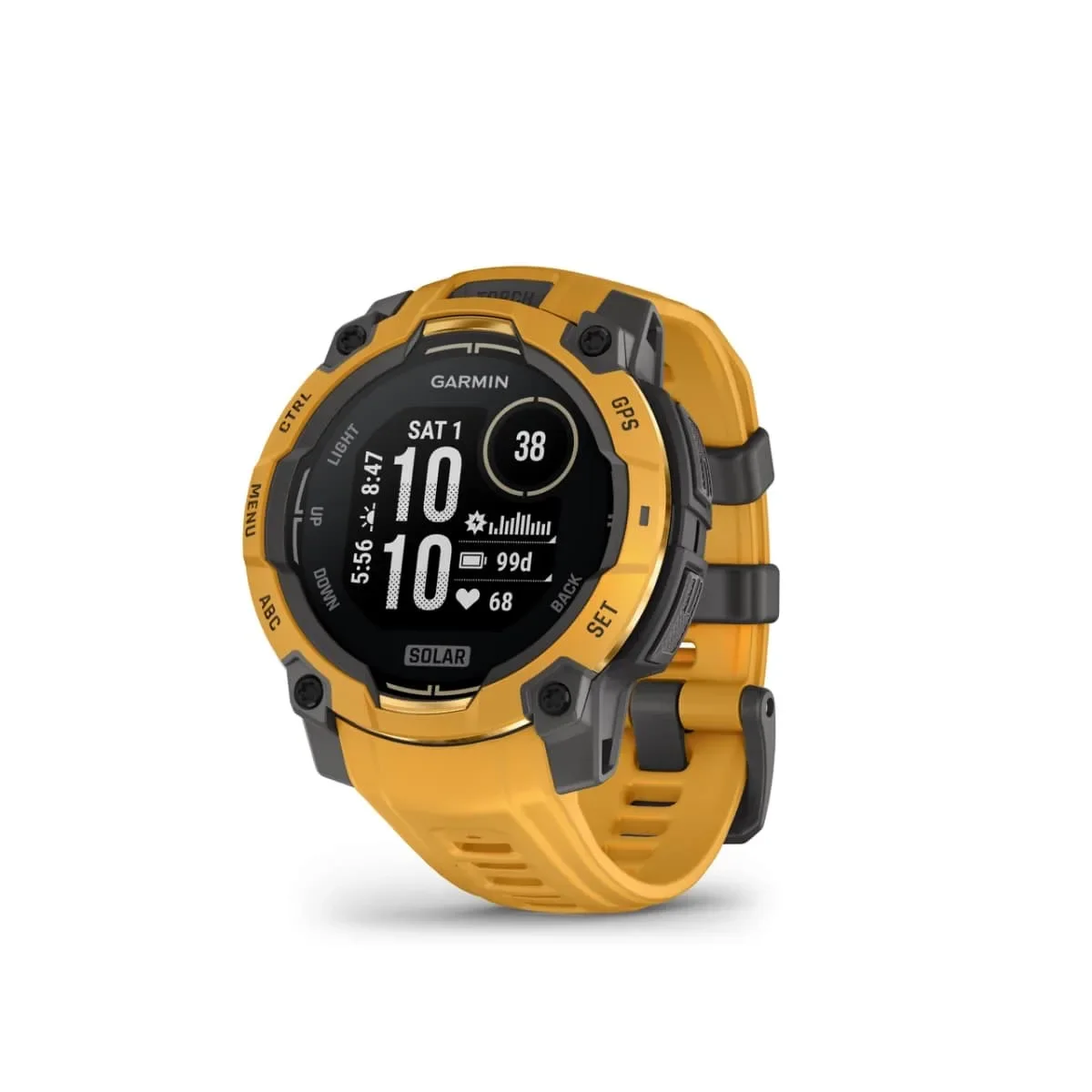 Φωτογραφία προϊόντος: Garmin Instinct 3 Solar 45mm Sunburst with Sunburst and Gray Limited Edition έως 24 άτοκες δόσεις