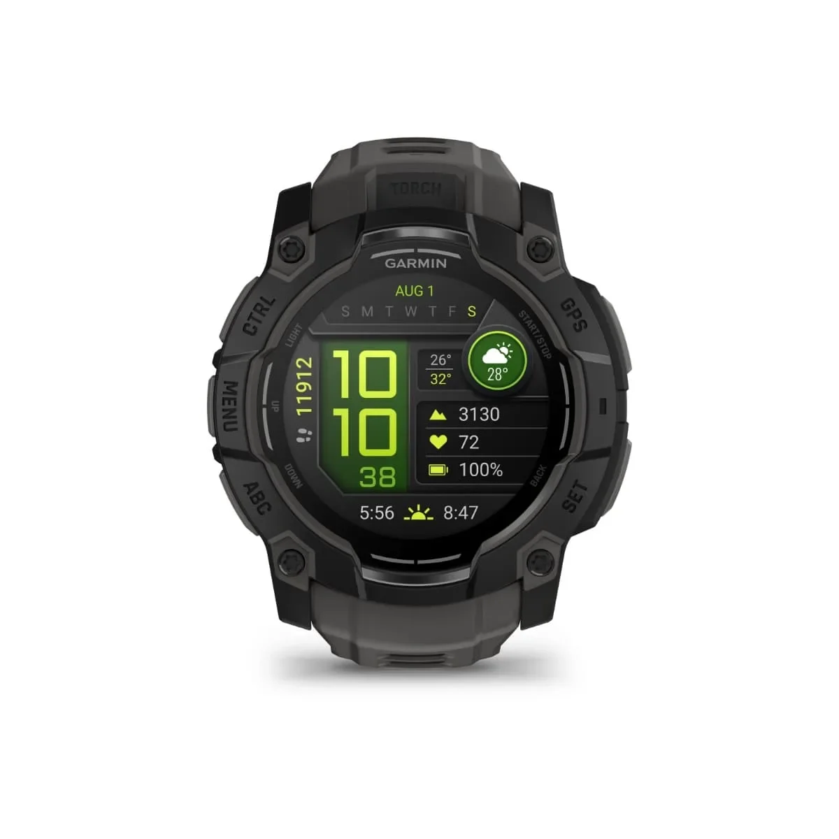 Φωτογραφία προϊόντος: GR Garmin Instinct 3 AMOLED 50mm Black with Charcoal έως 24 άτοκες δόσεις