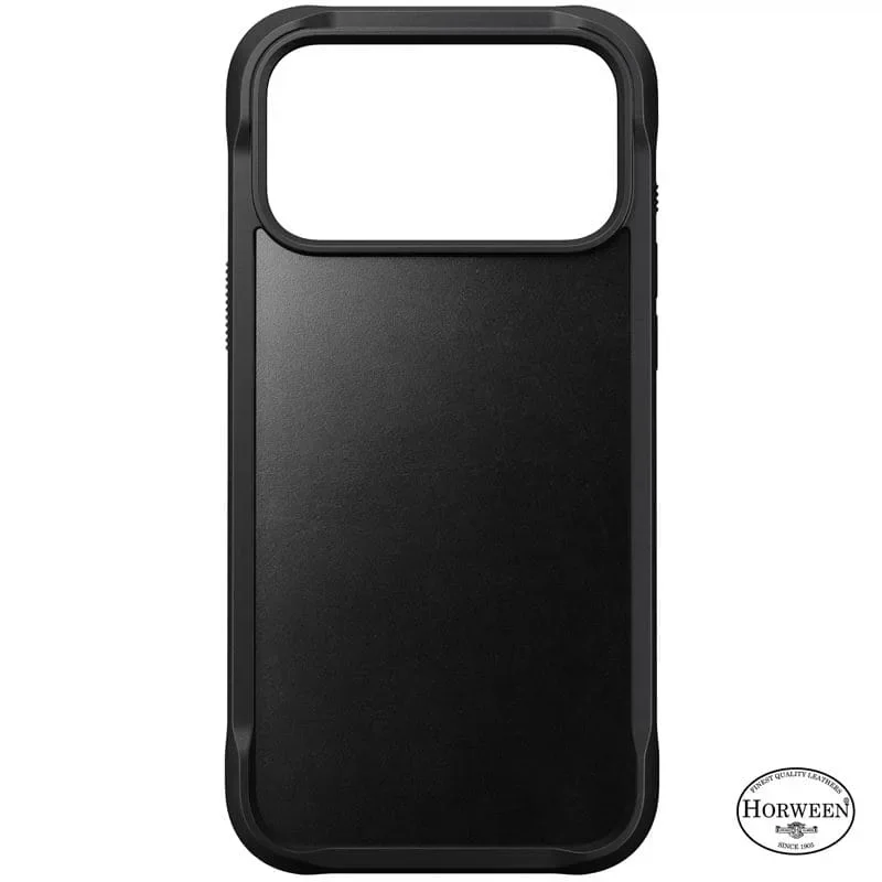 Φωτογραφία προϊόντος: GR Nomad Rugged Horween Leather Case for iPhone 17 Pro Max Black έως 12 άτοκες δόσεις ή 24 δόσεις